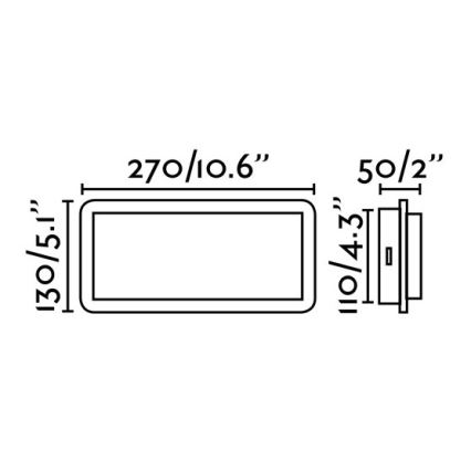 FARO 20061 - LED Аплик MOOD 2xLED/3W/230V