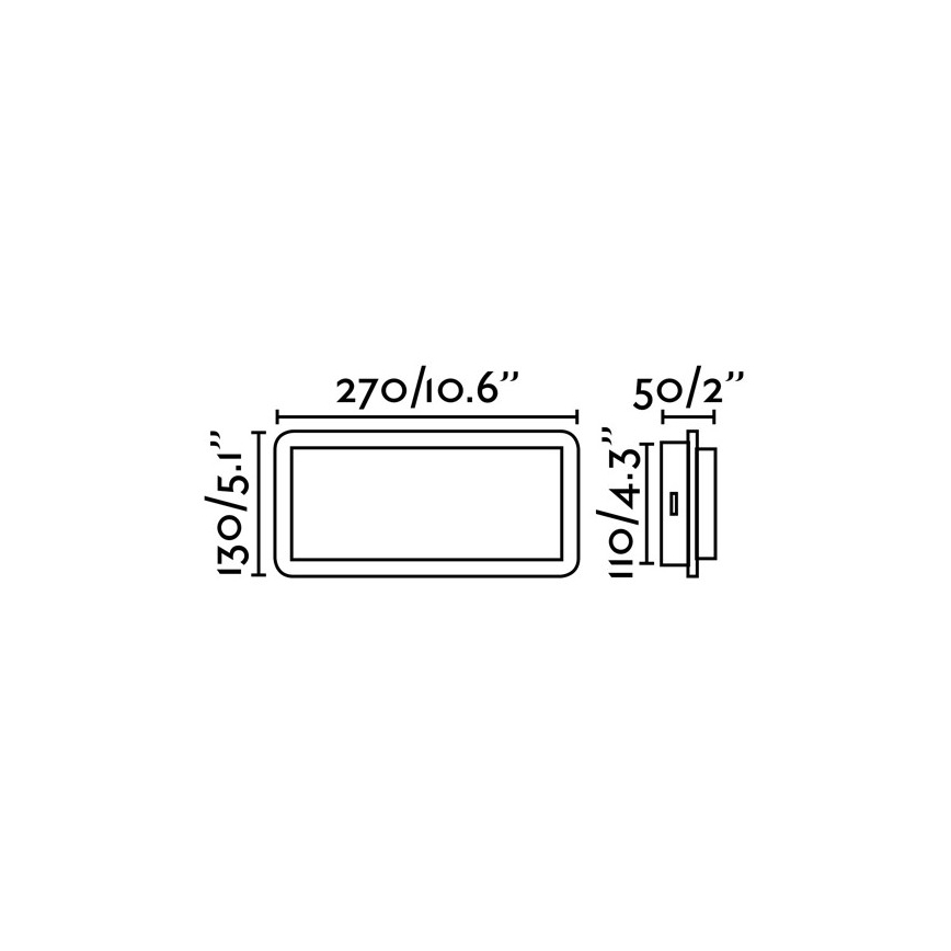 FARO 20061 - LED Аплик MOOD 2xLED/3W/230V