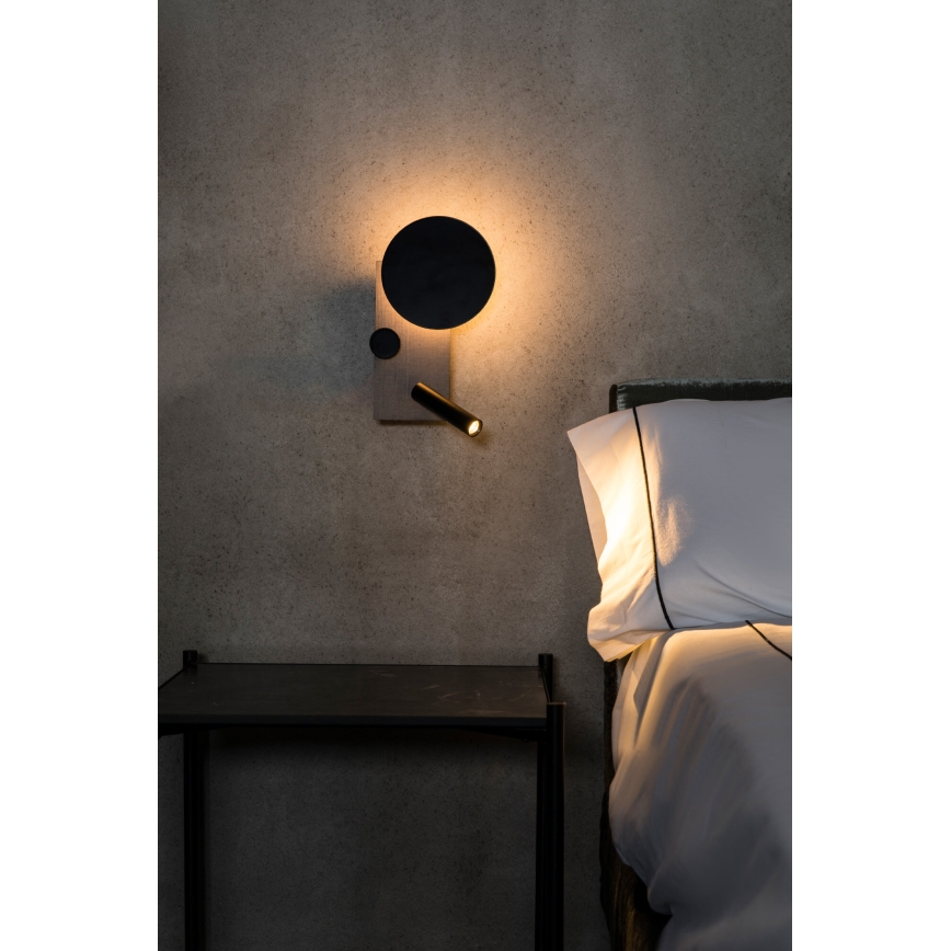 FARO 20066 - LED Димируема малка лампа за стена KLEE LED/10W/230V + LED/3W ляв
