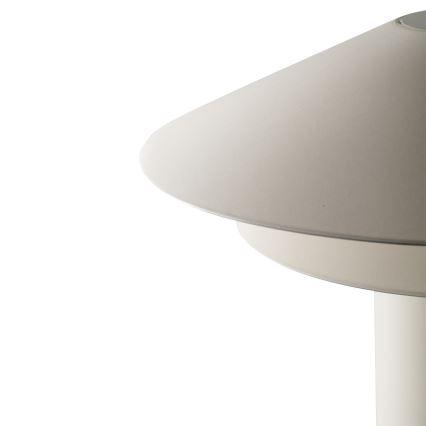 FARO 20069 - Настолна лампа SHAN 1xE27/15W/230V пергаментова хартия кремав