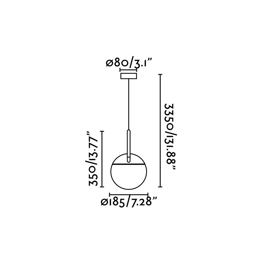 FARO 28210 - Висящ полилей MINE 1xE27/40W/230V