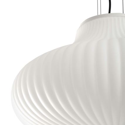 FARO 28301 - Пендел ISABELLE 1xE27/15W/230V Ø 40 см бял