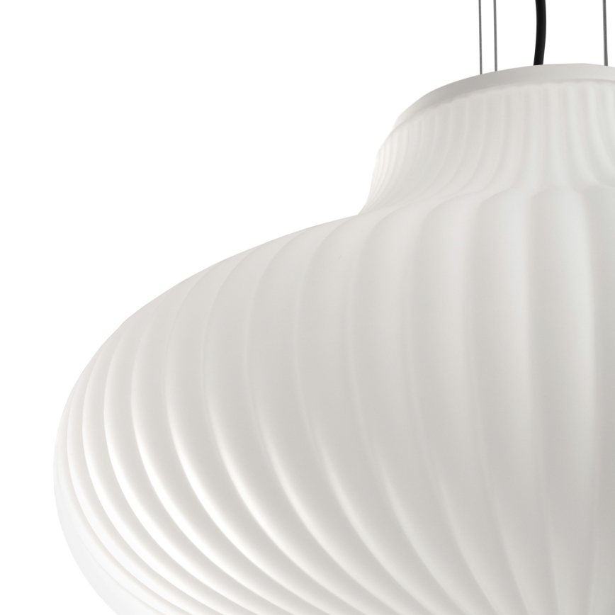FARO 28301 - Пендел ISABELLE 1xE27/15W/230V Ø 40 см бял