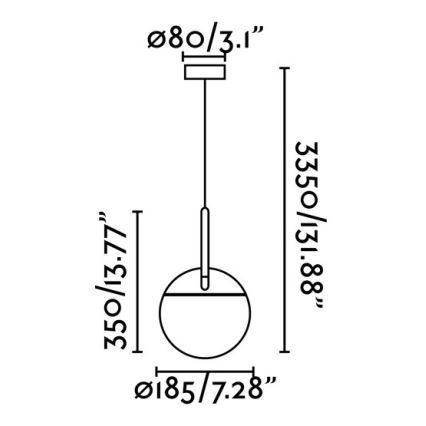 FARO 28375 - Полилей на верижка MINE 1xE27/40W/230V
