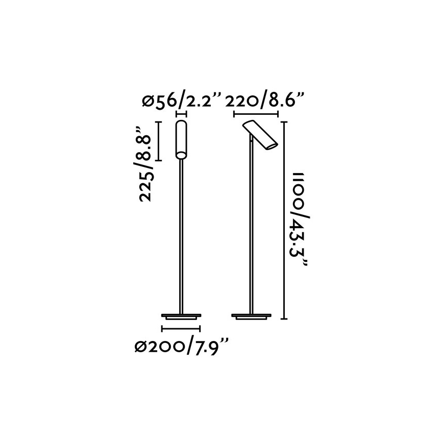 FARO 29883 - Лампион LINK 1xGU10/11W/230V бял