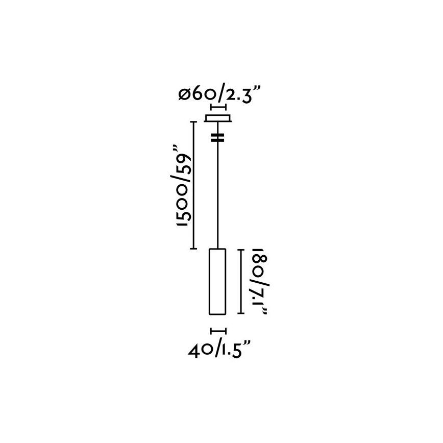 FARO 29894 - LED Висящ полилей ORA LED/4W/230V бял