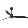 FARO 32100WT1N - LED таванен вентилатор с димиране JUST FAN M LED/16W/230V Ø 128 см черен Wi-Fi Tuya + дистанционно управление