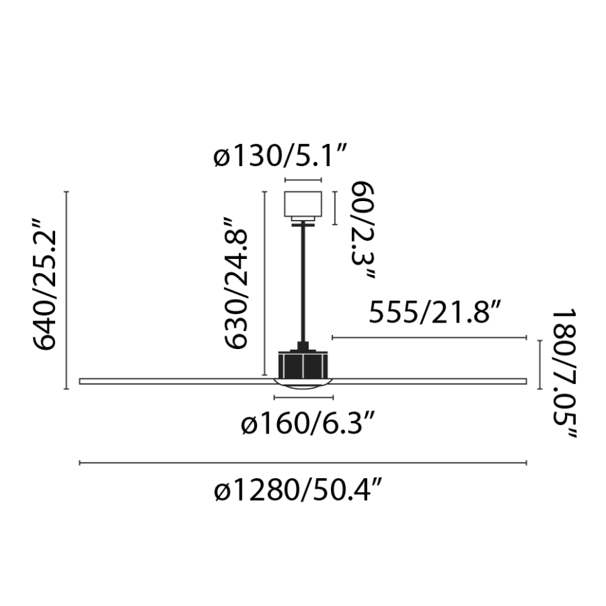 FARO 33395-10 - LED таванен вентилатор JUST FAN LED/16W/230V черен/кафяв д. 128 см + дистанционно управление