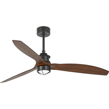 FARO 33395WT1N - Димируем LED потолен вентилатор JUST FAN M LED/16W/230V Ø 128 cm кафяв/черен Wi-Fi Tuya + дистанционно управление