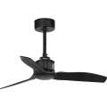 FARO 33424WT - Таванен вентилатор JUST FAN S, Ø 81 см, черен, Wi-Fi Tuya + дистанционно управление