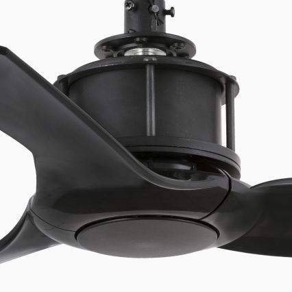 FARO 33424WT - Таванен вентилатор JUST FAN S, Ø 81 см, черен, Wi-Fi Tuya + дистанционно управление