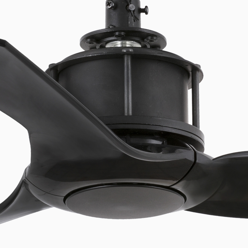 FARO 33424WT - Таванен вентилатор JUST FAN S, Ø 81 см, черен, Wi-Fi Tuya + дистанционно управление