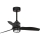 FARO 33424WT1N - таванен вентилатор с функция за димиране JUST FAN S LED/16W/230V пр. 81 см черен Wi‑Fi Tuya + дистанционно управление