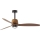FARO 33435WT1N - LED димируем таванен вентилатор WEAVER M LED/16W/230V Ø 128 cm кафяв/черен Wi-Fi Tuya + дистанционно управление