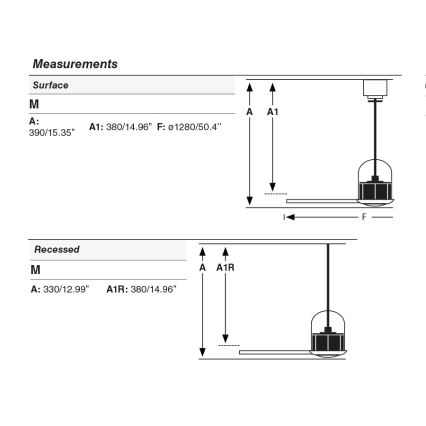FARO 33436WT1N - LED димируем таванен вентилатор WEAVER M LED/16W/230V Ø 128 cm кафяв/месинг Wi-Fi Tuya + дистанционно управление