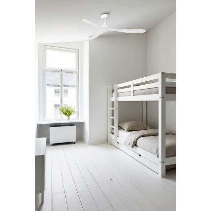 FARO 33446WT - Вентилатор за таван GOTLAND L бял Ø 132 см Wi-Fi Tuya + дистанционно управление