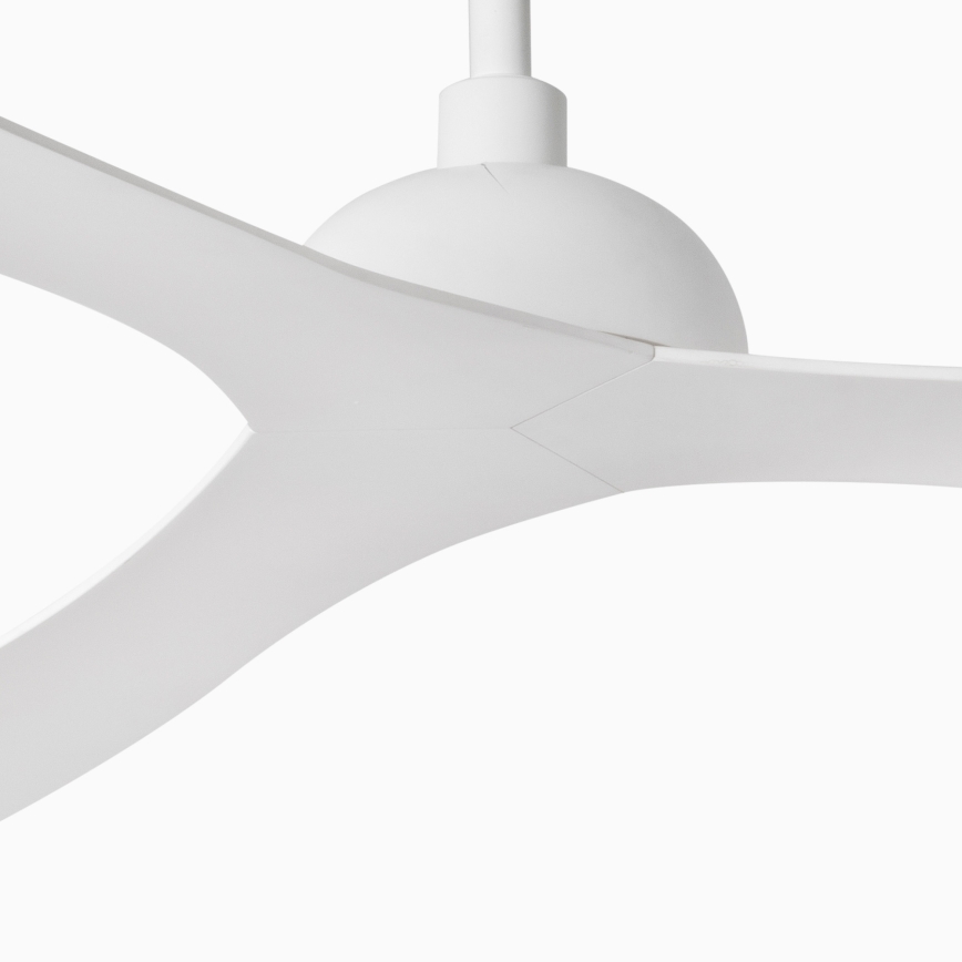 FARO 33446WT - Вентилатор за таван GOTLAND L бял Ø 132 см Wi-Fi Tuya + дистанционно управление