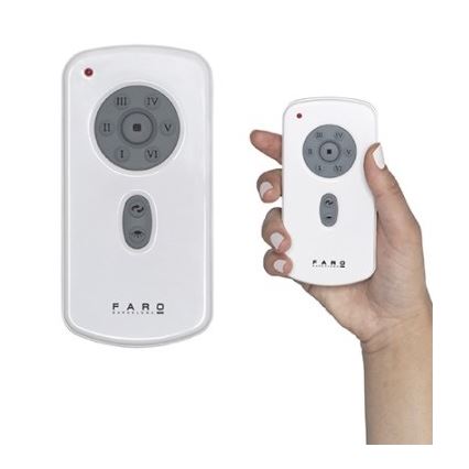 FARO 33461A - Таванен вентилатор ANDROS XL бял д. 213 см + дистанционно управление