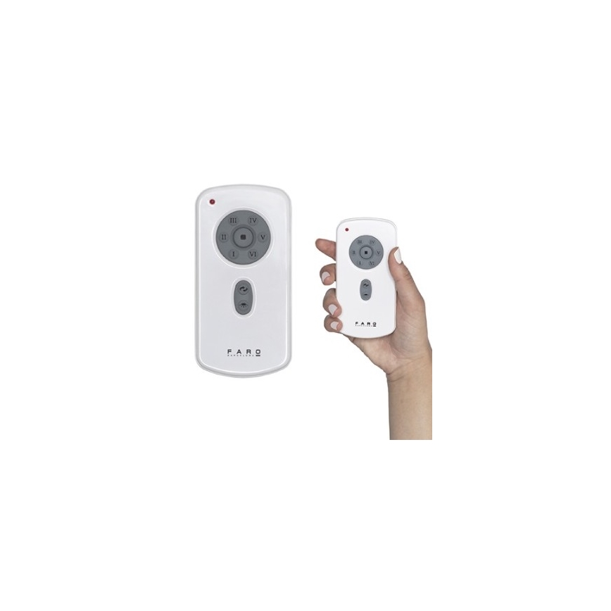 FARO 33461A - Таванен вентилатор ANDROS XL бял д. 213 см + дистанционно управление
