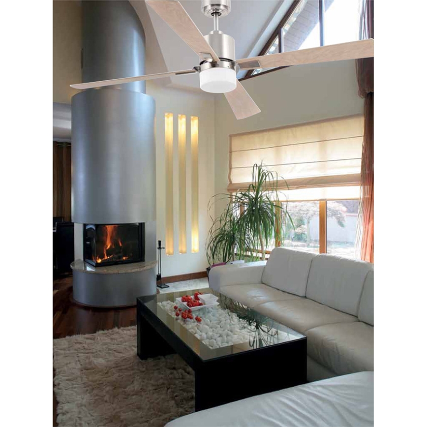 FARO 33470 - Вентилатор за таван PALK 2xE14/40W/230V + дистанционно управление
