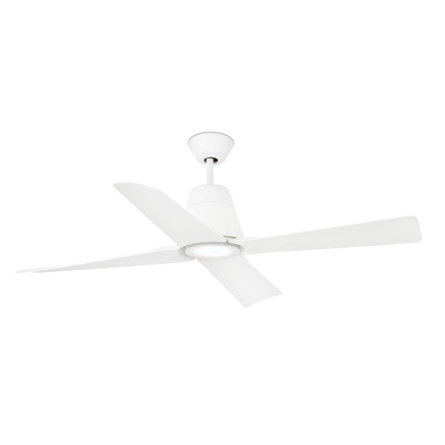 FARO 33480 - Вентилатор за таван TYPHOON IP44 Ø 130 см бял + дистанционно управление