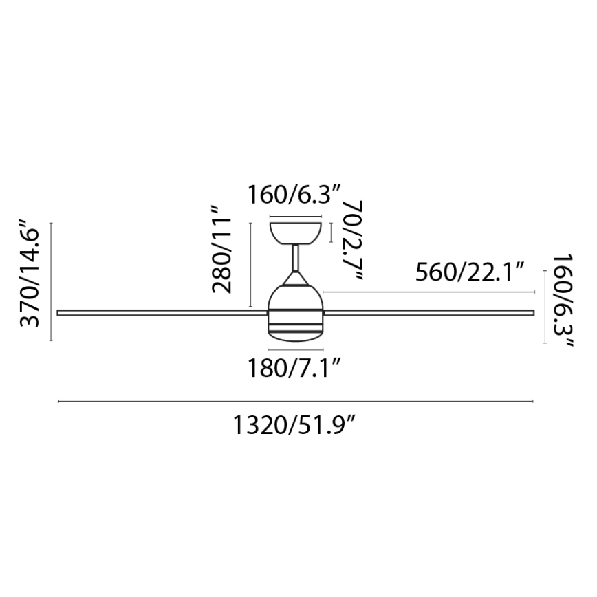 FARO 33524WP - LED Таванен вентилатор POROS L LED/19W/230V дървен/бял д. 132 см SMART + дистанционно управление