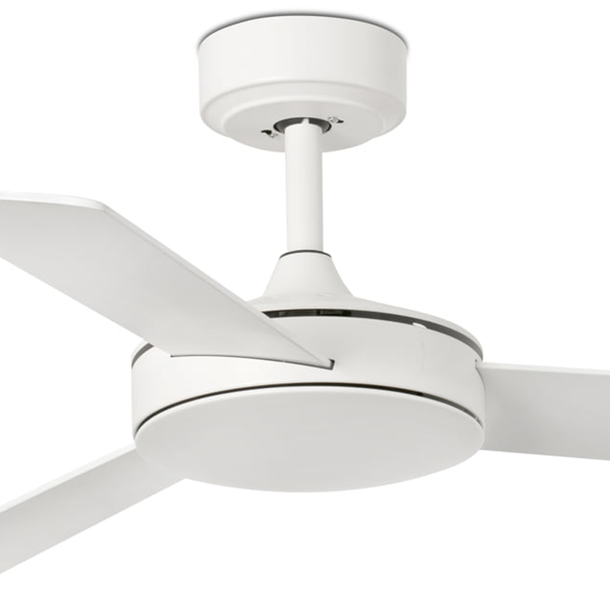 FARO 33603DCWT - Вентилатор за таван MINI MALLORCA S кафяв/бял Ø 106 см Wi-Fi Tuya + дистанционно управление