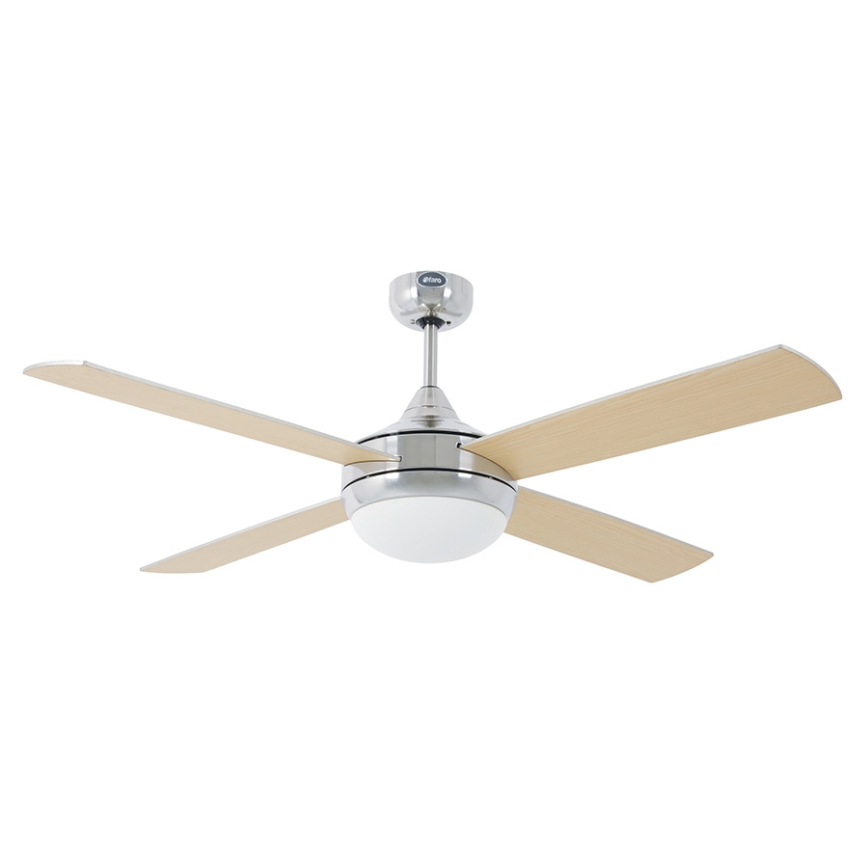 FARO 33701 - Таванен вентилатор ICARIA с дистанционно 2xE27/20W/230V сив