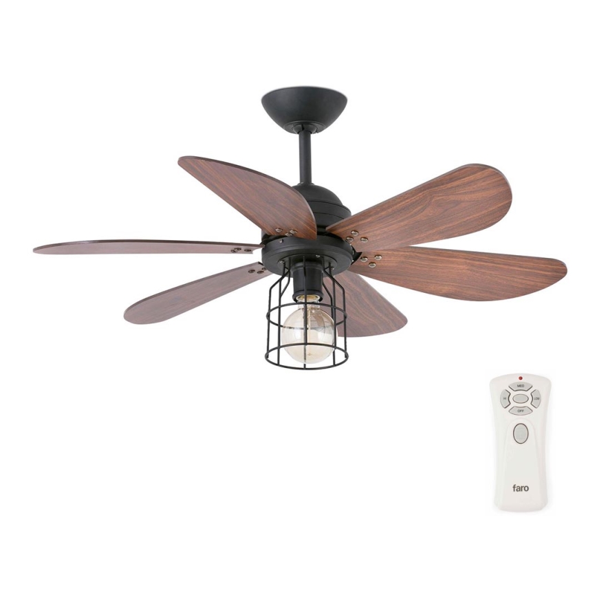 FARO 33703 - Таванен вентилатор CHICAGO 1xE27/15W/230V