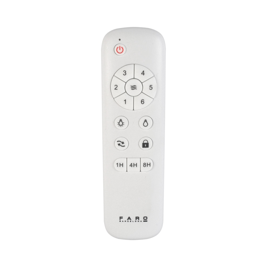 FARO 33725 - LED Вентилатор за таван HYDRA LED/20W/230V Ø 132 см + дистанционно управление