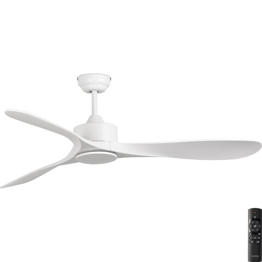 FARO 33750DC - Вентилатор за таван LUZON L бял + дистанционно управление