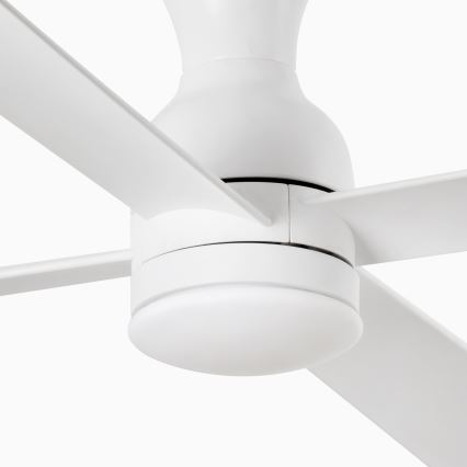 FARO 33756WT - LED Вентилатор за таван FRASER XL LED/16W/230V бял Ø 120 см Wi-Fi Tuya + дистанционно управление