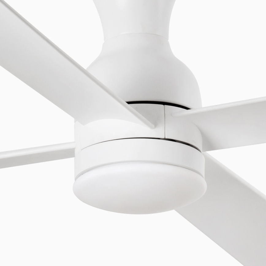 FARO 33756WT - LED Вентилатор за таван FRASER XL LED/16W/230V бял Ø 120 см Wi-Fi Tuya + дистанционно управление