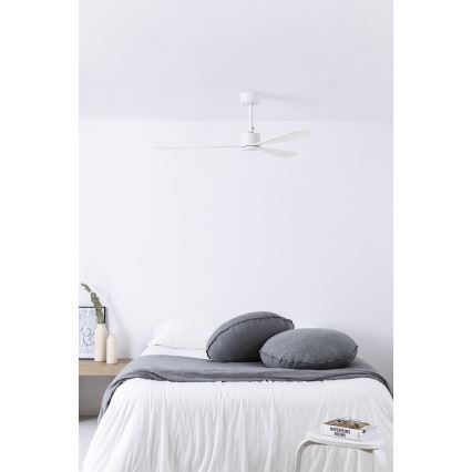 FARO 33760WT - Вентилатор за таван AMELIA L бял Ø 132 см Wi-Fi Tuya + дистанционно управление