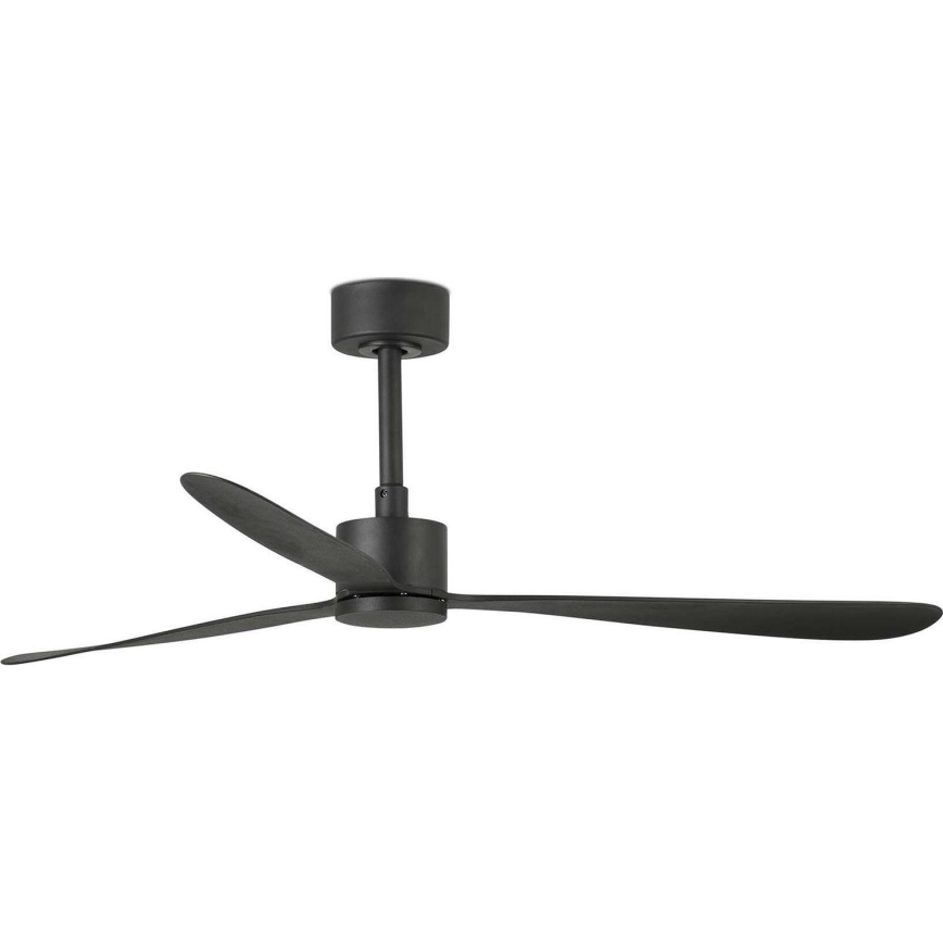 FARO 33761WT - Вентилатор за таван AMELIA L черен Ø 132 см Wi-Fi Tuya + дистанционно управление