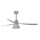 FARO 33762WT-24 - LED Димируем таванен вентилатор AMELIA L CONE LED/20W/230V 2700/3500/5000K сив Ø 132 см Wi-Fi Tuya + дистанционно управление