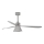 FARO 33762WT-24 - LED Регулируем вентилатор на таван AMELIA L CONE LED/20W/230V 2700/3500/5000K сив pr. 132 см Wi-Fi Tuya + дистанционно управление