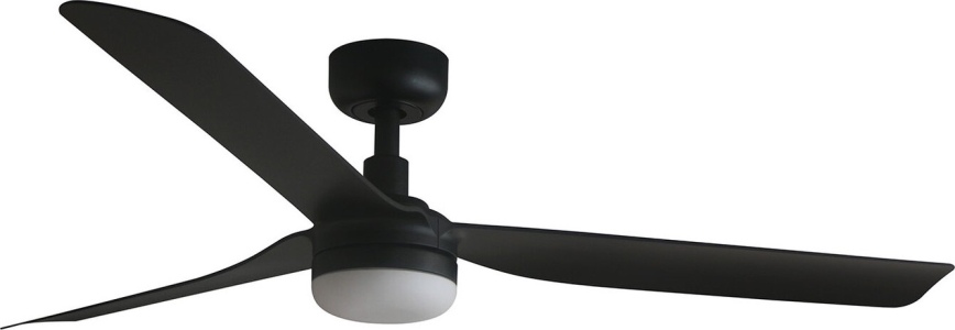 FARO 33815WT-21 - LED Димируем таванен вентилатор PUNT M LED/18W/230V 3000/4200/6500K черен Ø 132 см Wi-Fi Tuya + дистанционно управление