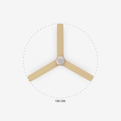 FARO 33816-20 - LED Вентилатор за таван PUNT LED/18W/230V Wi-Fi кафяв/черен + дистанционно управление
