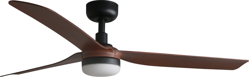 FARO 33817WT-21 - LED Димируем таванен вентилатор PUNT M LED/18W/230V кафяв/черен Ø 132 см Wi-Fi Tuya + дистанционно управление