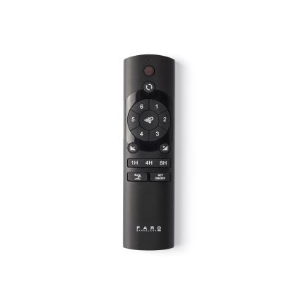FARO 33817WT-21 - LED Димируем таванен вентилатор PUNT M LED/18W/230V кафяв/черен Ø 132 см Wi-Fi Tuya + дистанционно управление