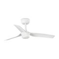 FARO 33820-1TW - LED Димируем таванен вентилатор MINI PUNT S LED/10W 2700/4000/6000K бял Ø 90 см + дистанционно управление