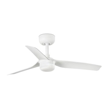 FARO 33820-1TW - LED таванен вентилатор с димер MINI PUNT S LED/10W 2700/3000/4000K, бял, Ø 90 см + дистанционно управление