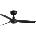 FARO 33822WT - Вентилатор за таван MINI PUNT S черен Ø 90 см Wi-Fi Tuya + дистанционно управление