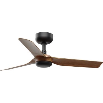FARO 33823WT - Вентилатор за таван MINI PUNT S кафяв/черен Ø 90 см Wi-Fi Tuya + дистанционно управление