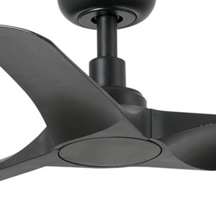 FARO 33825WP - Вентилатор за таван HEY S черен Ø 90 см SMART + дистанционно управление