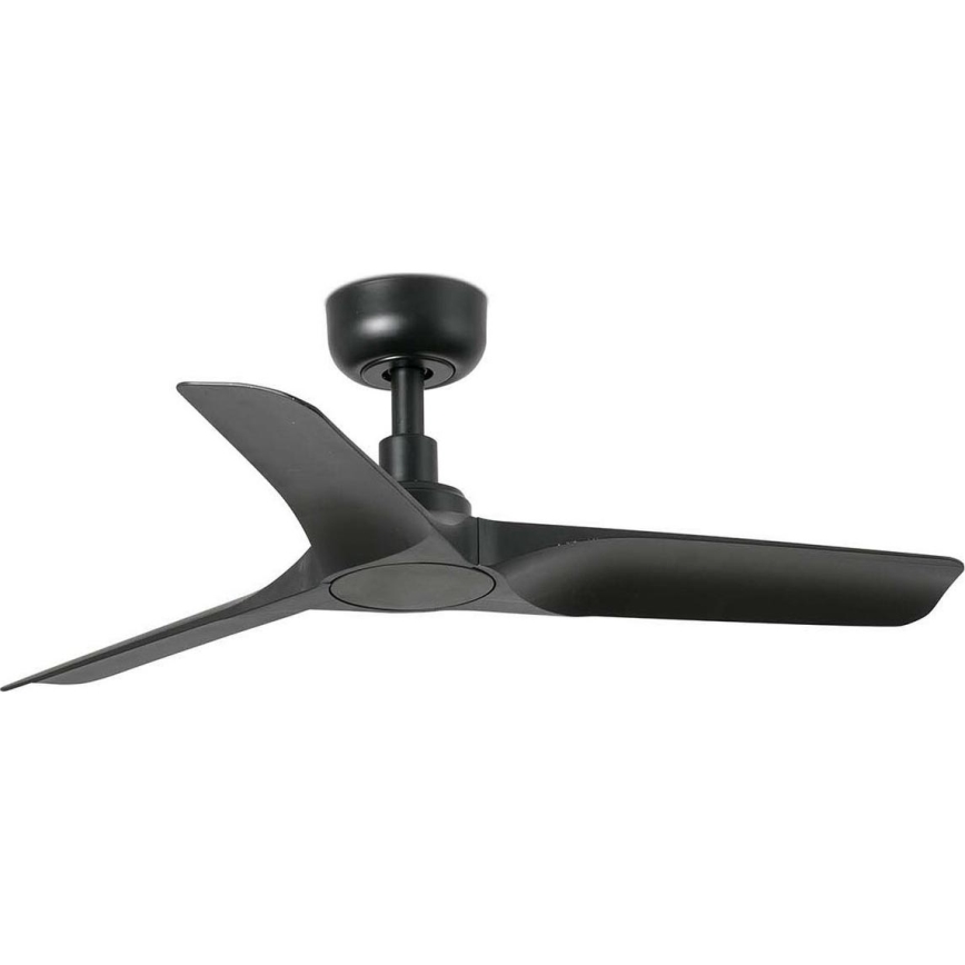 FARO 33825WT - Вентилатор за таван HEY S черен Ø 90 см Wi-Fi Tuya + дистанционно управление