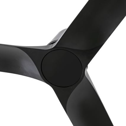 FARO 33827WT - Вентилатор за таван HEY TUB S черен Ø 90 см Wi-Fi Tuya + дистанционно управление