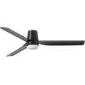 FARO 33830WT1S - LED димируем таванен вентилатор PUNT TUB M LED/18W/230V 2700/3000/4000K Ø 132 cm черен Wi-Fi Tuya + дистанционно управление