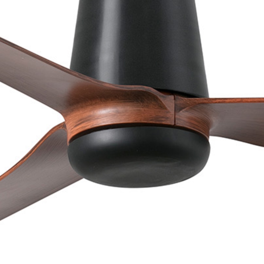 FARO 33831 - Вентилатор за таван PUNT TUB M кафяв/черен Ø 130 см + дистанционно управление